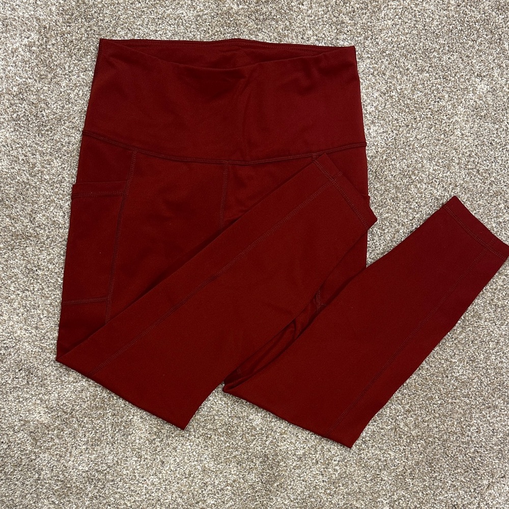 Yogalicious Lux Burgundy Leggings